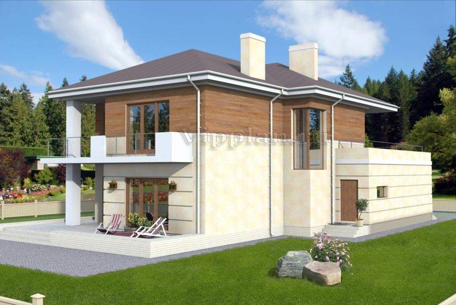 Проект двухэтажного дома